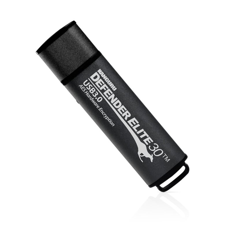 Kanguru Defender Elite30 â€“ 32 GB Hardware Encrypted Flash Drive - Physical Write Protect Switch â€“ SuperSpeed USB 3.0 - Image 2
